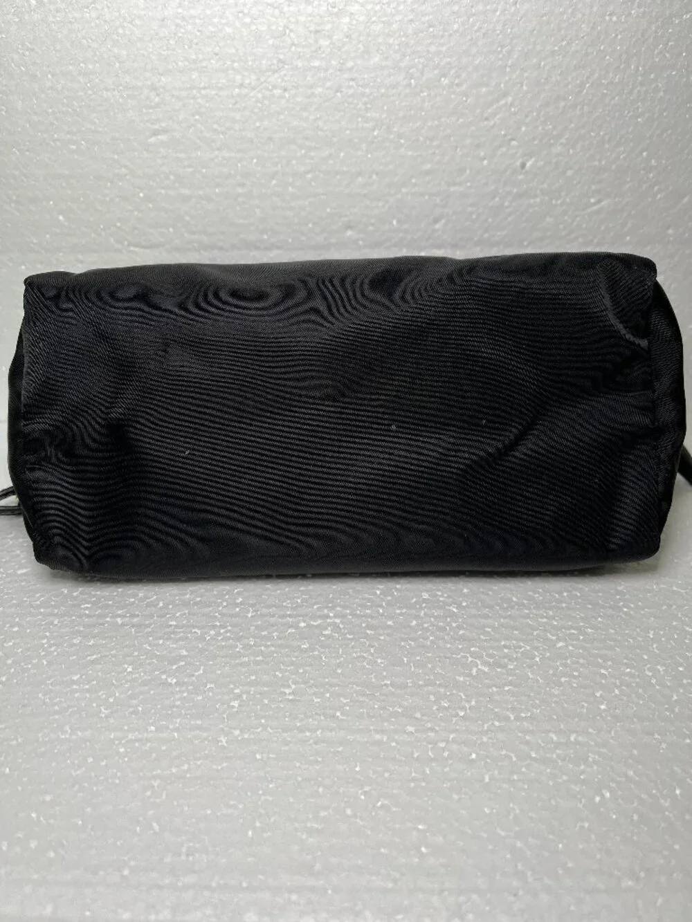 Prada Black Nylon Wristlet Pouch Authentic